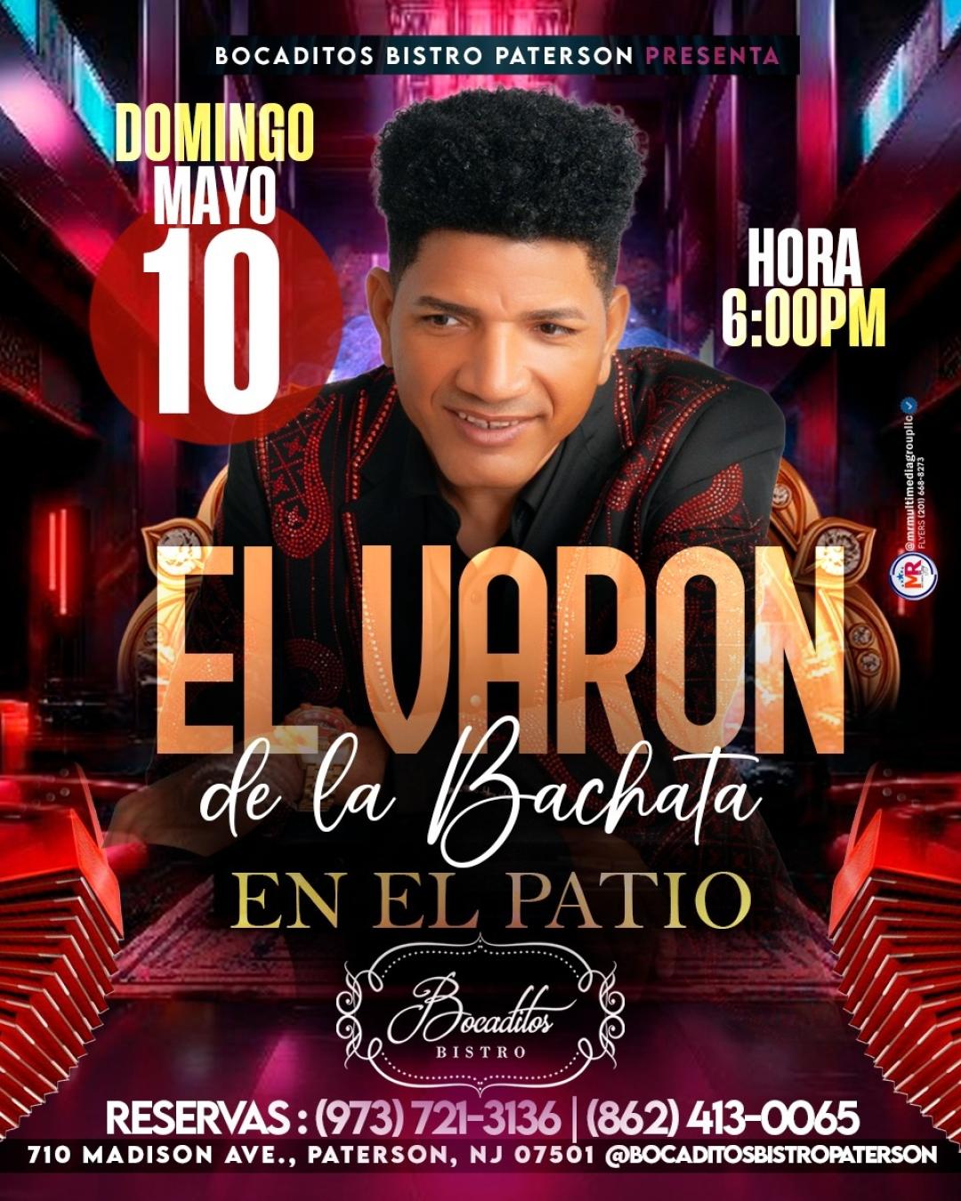 EL VARON DE LA BACHATA EN VIVO EN BOCADITOS BISTRO