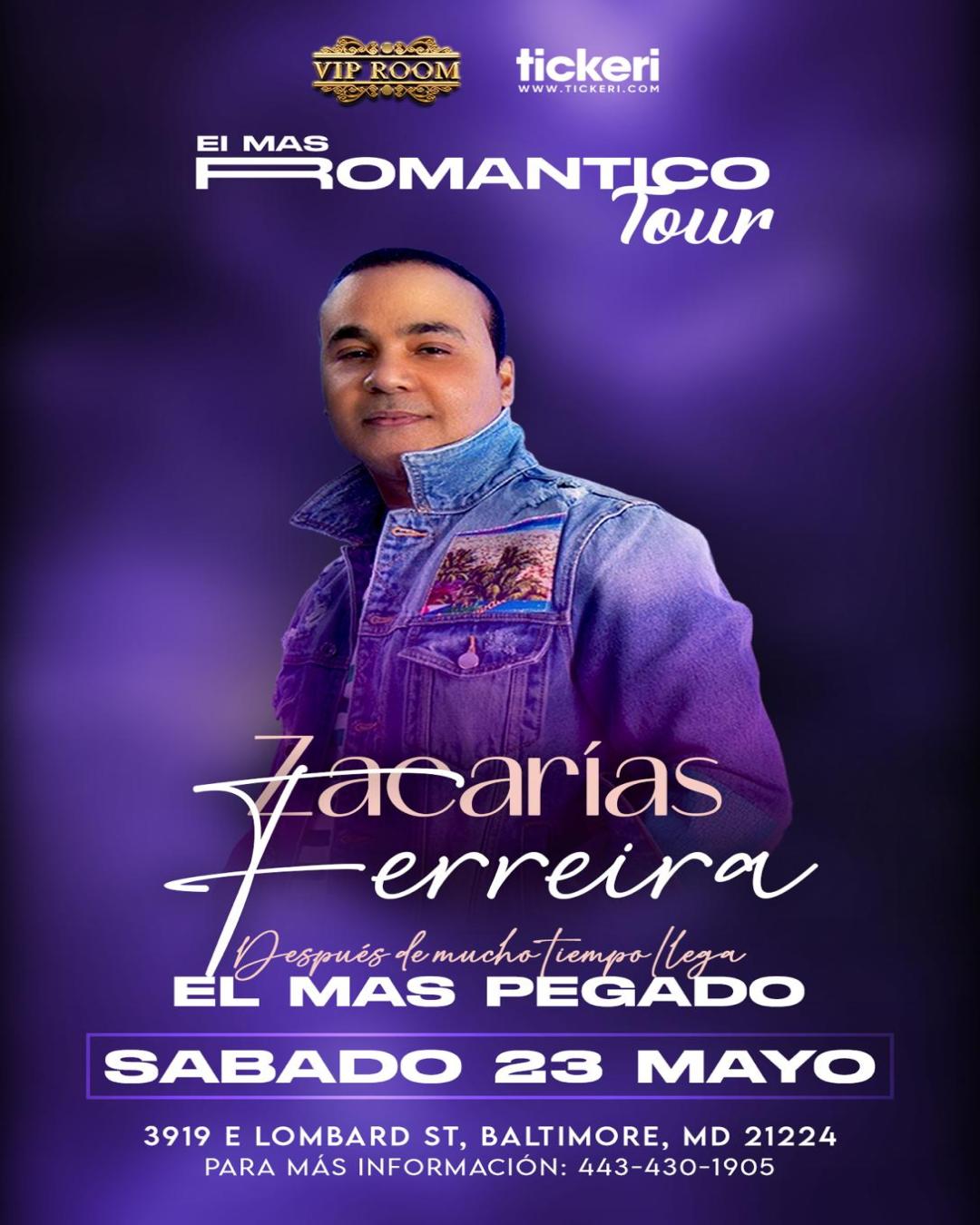 ZACARIAS FERREIRA EN VIP ROOM