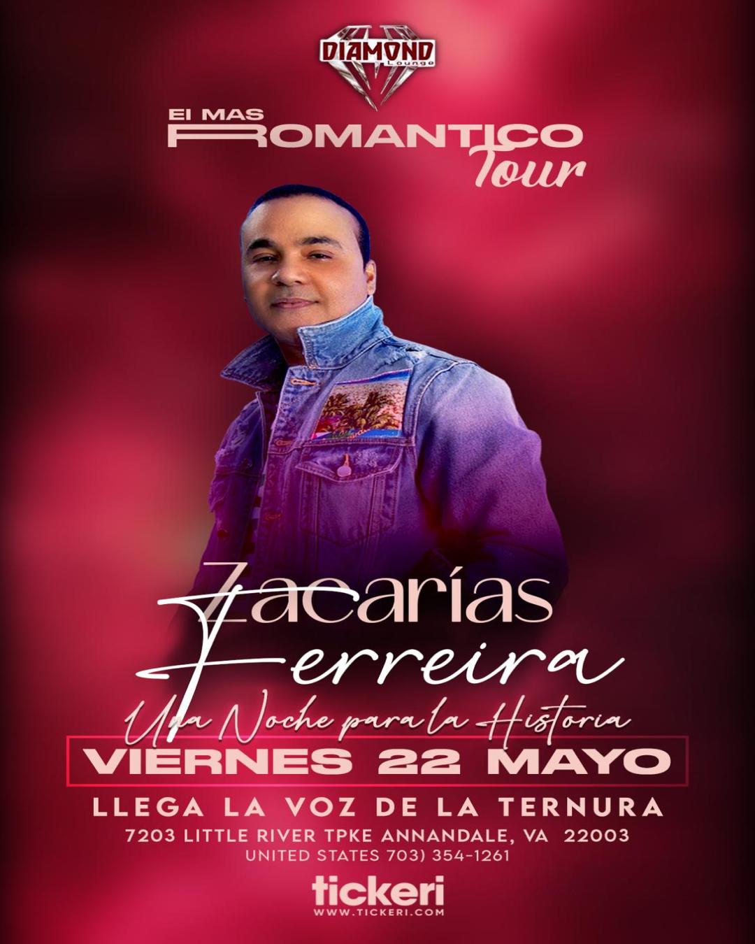 ZACARIAS FERREIRA EN CONCIERTO DIAMOND LOUNGE