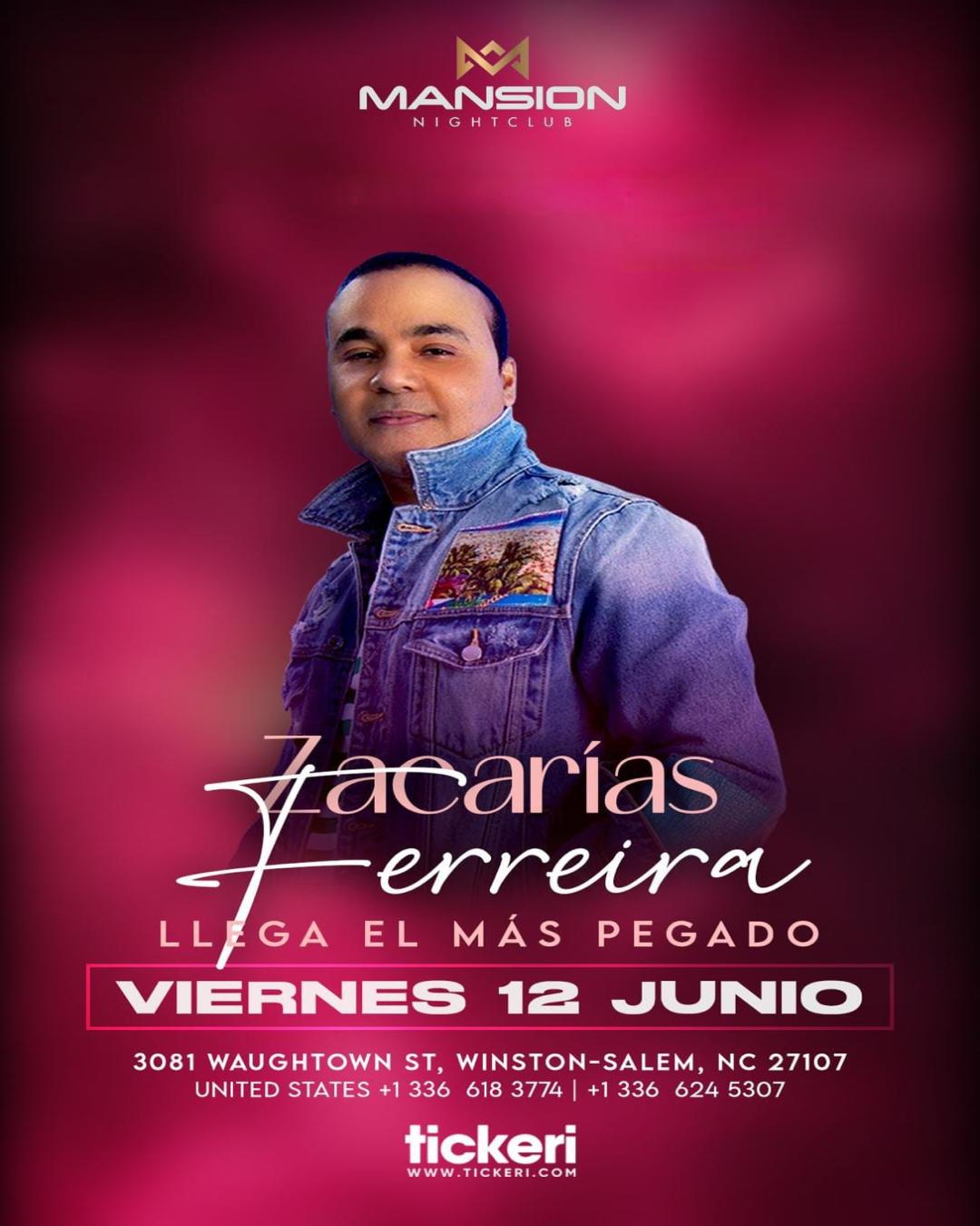 ZACARIAS FERREIRA EN MANSION NIGHT CLUB
