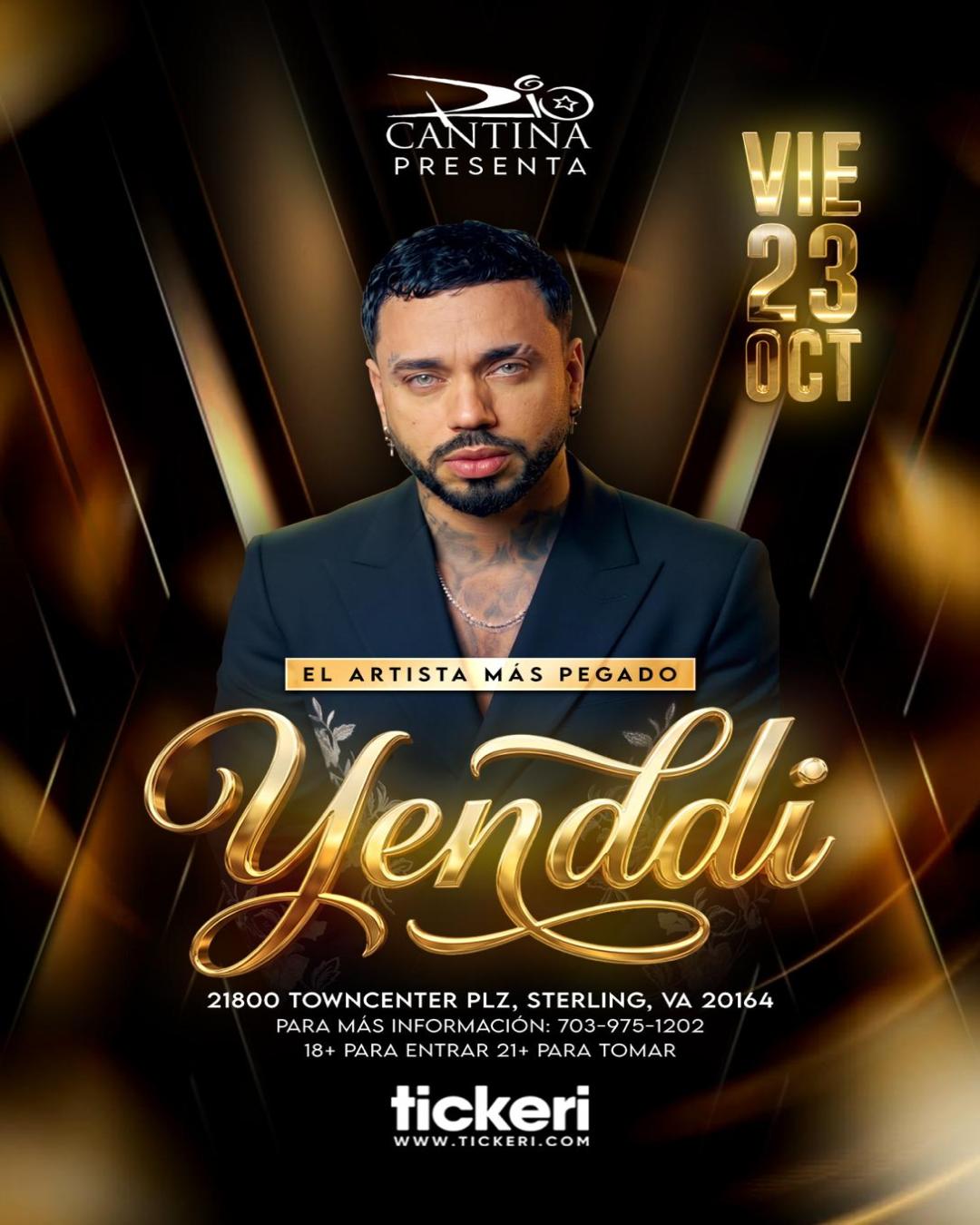 YENDDI EN CONCIERTO RIO CANTINA
