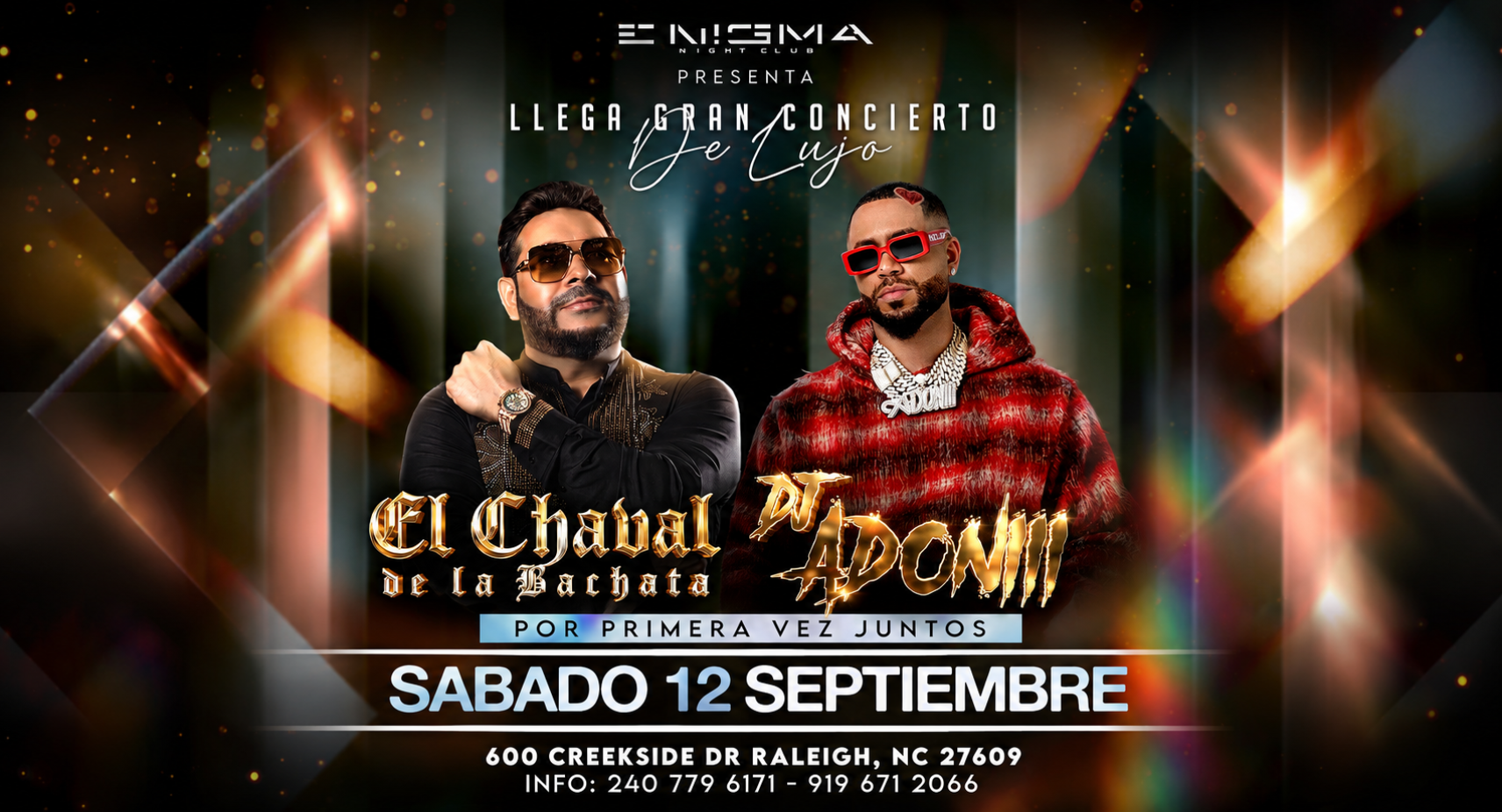EL CHAVAL DJ ADONI ENIGMA RALEIGH NC