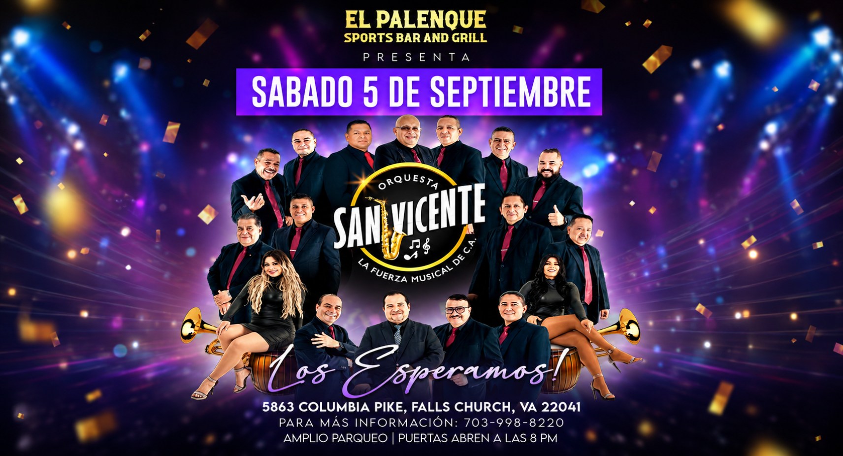 ORQUESTA SAN VICENTE EL PALENQUE SPORT BAR